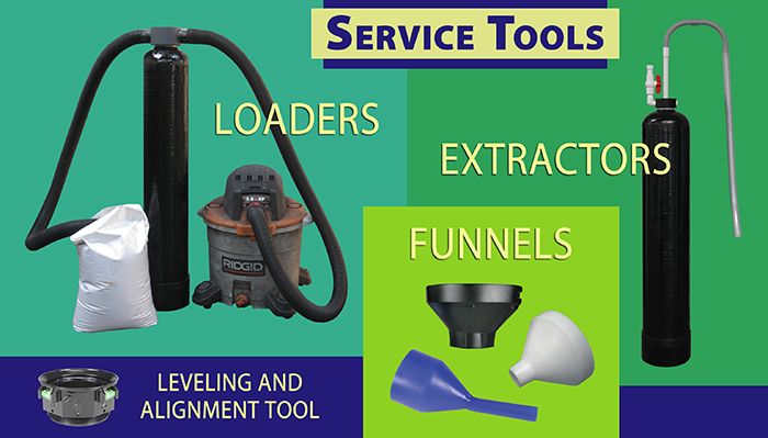SWT Resin/Media Loaders, Extractors, and Funnels