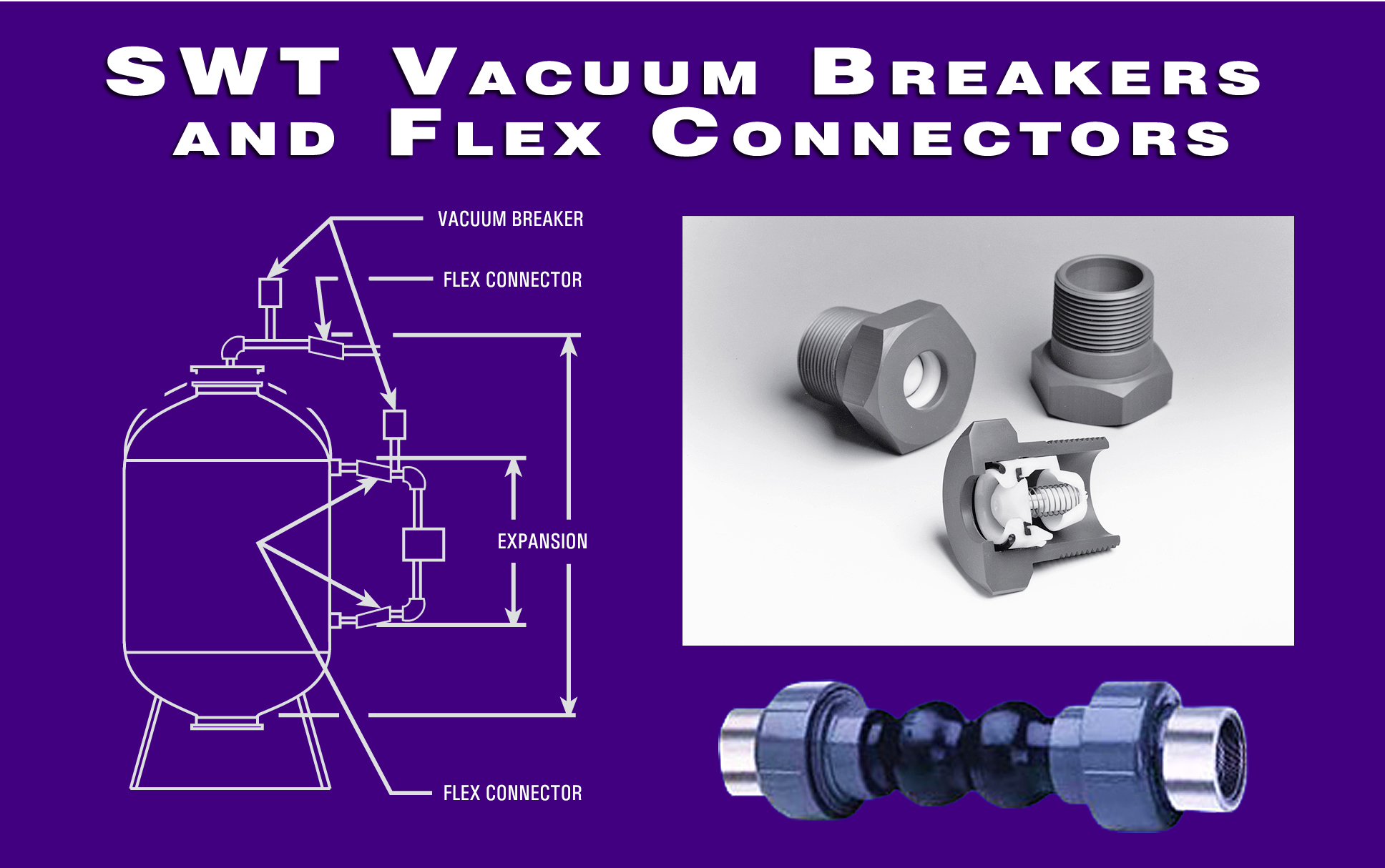 SWT Vacuum Breakers and Flex Connectors