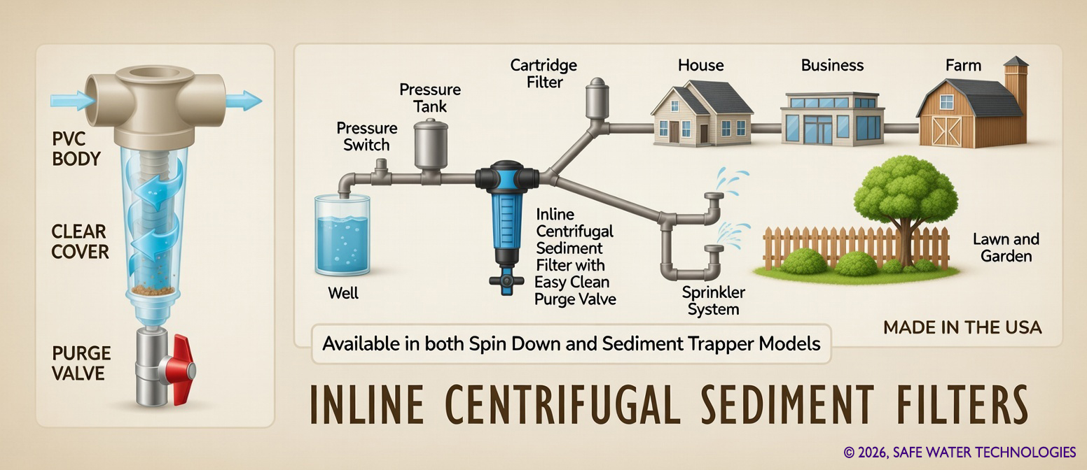 Inline Centrifugal Sediment Filters from SWT