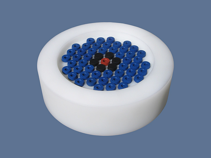 SWT's polypropylene disc flow control (P/N SM-DI60055/250-PP)