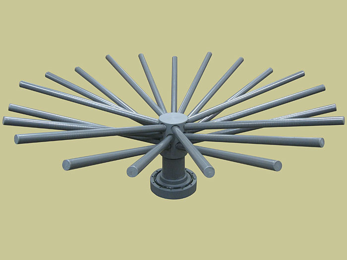 SWT's triple row hub for 63 inch tank