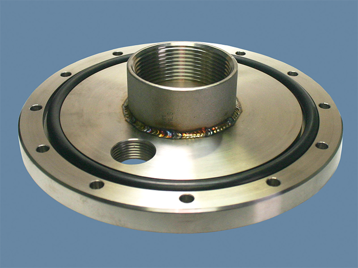 Stainless steel flange adapter (P/N SM-DSFLF25N25N-DP304)
