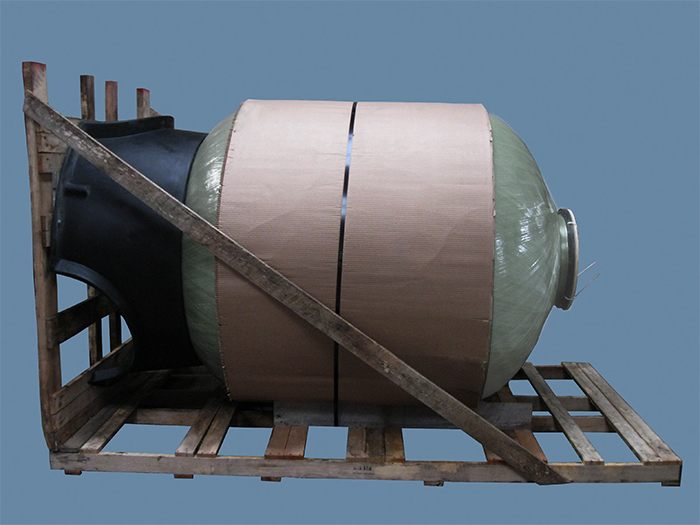 63 x 86 Tank on Shipping Skid in Horizontal Position (P/N TS6386CM6NT-ASME)