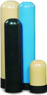 SWT's FRP Molded Tanks are available in blue, black, and natural colors