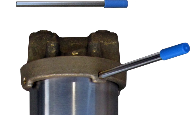 In-Out Tank Head with Fill Port (P/N LC-D1220-01) Parts Drawing