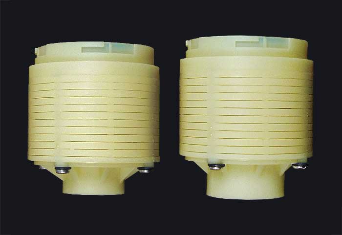 Stacked Upper Screen/Diffusers with Twist-n-Lock Connection