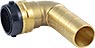 DZR Brass 90 degree Street Elbow